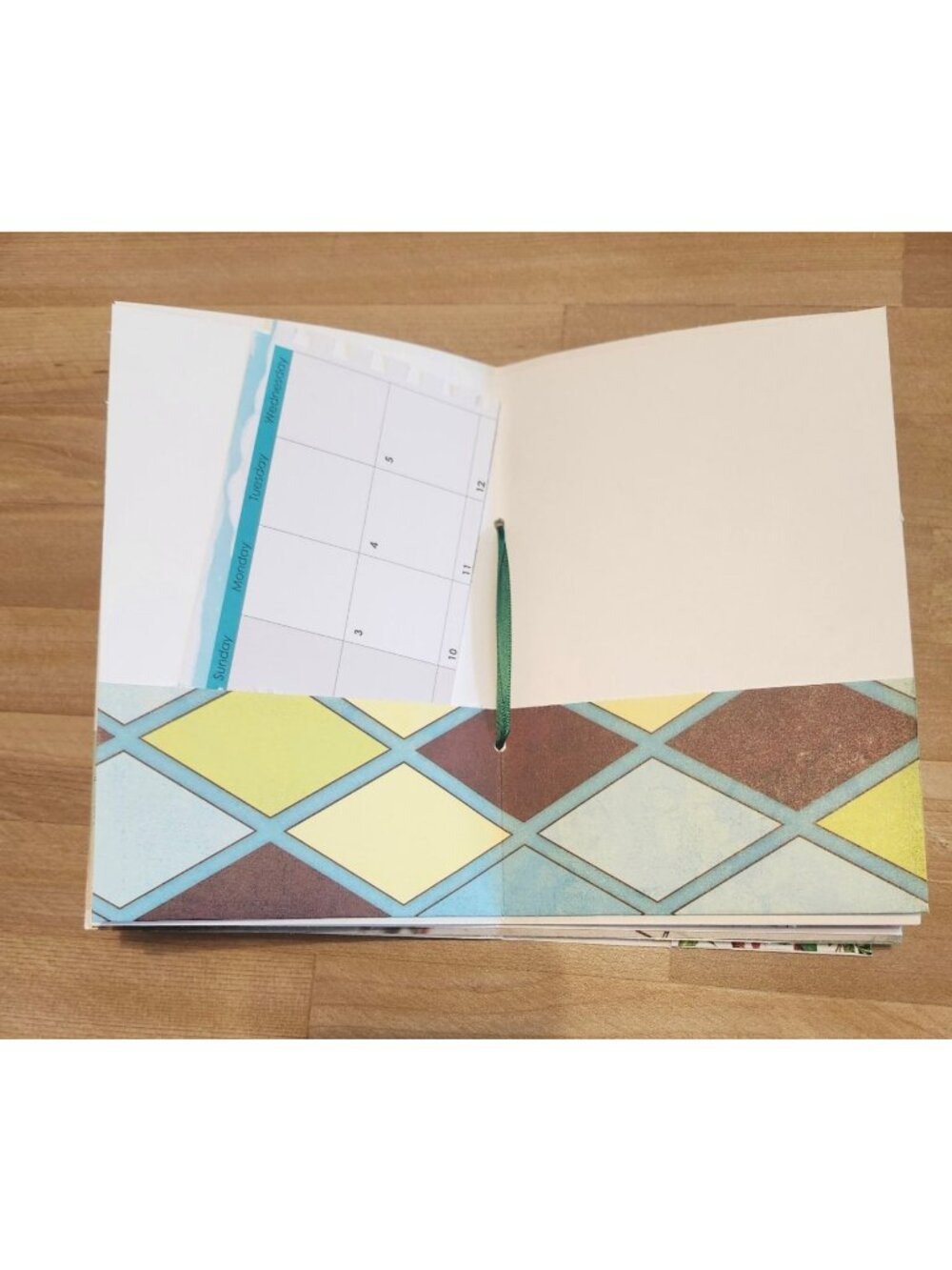 Handmade Junk Journal 90 pages Colorful & Bright 6x6.5" - Picture 13 of 16